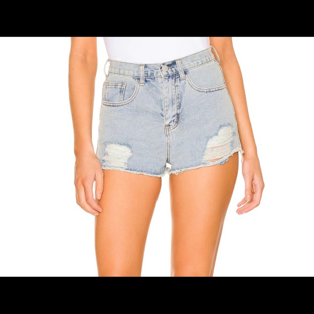 superdown Alayna Distressed Shorts